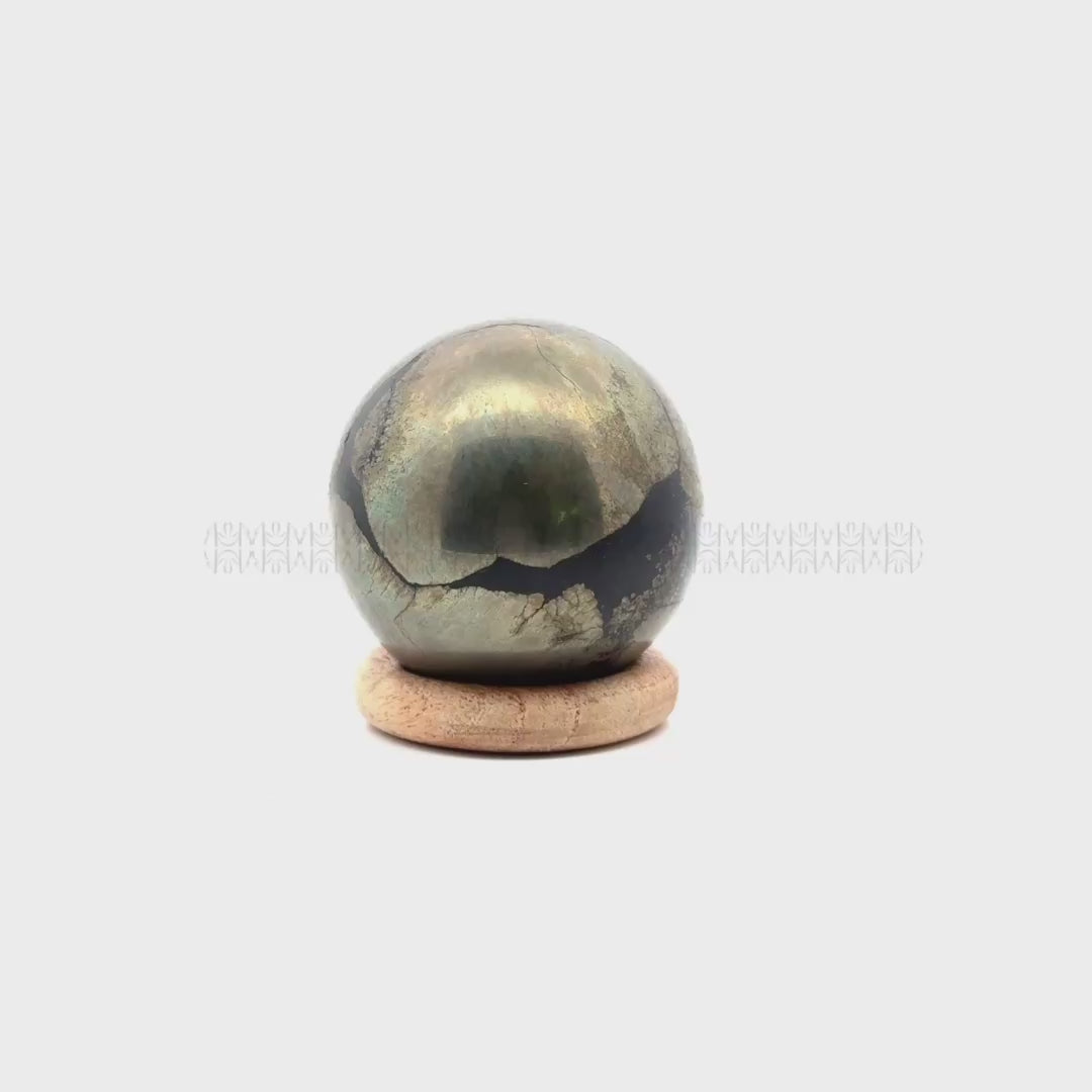 Wealth Attractor - Iron Pyrite Sphere