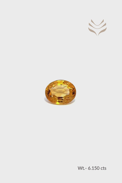 Citrine- 6.15 Ct
