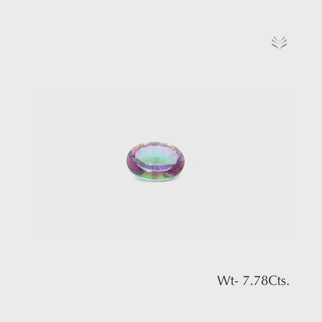 Load video: Synthetic Glass - 7.78 Ct