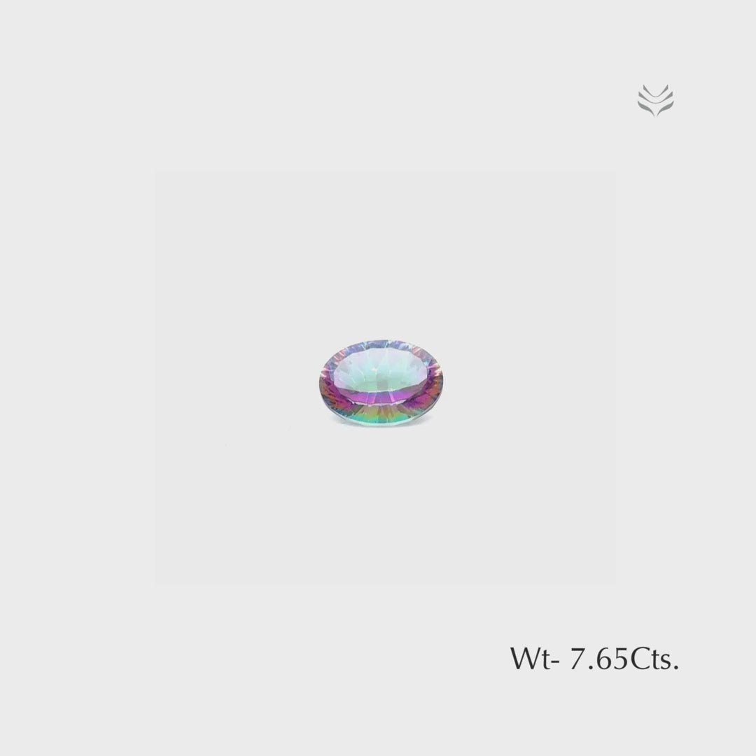 Load video: Synthetic Glass - 7.65 Ct