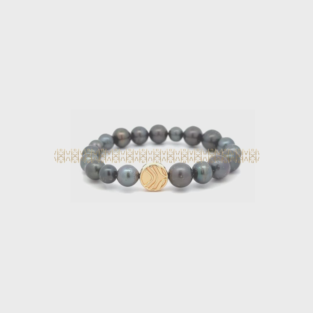 Lightcoded Black Pearl Bracelet
