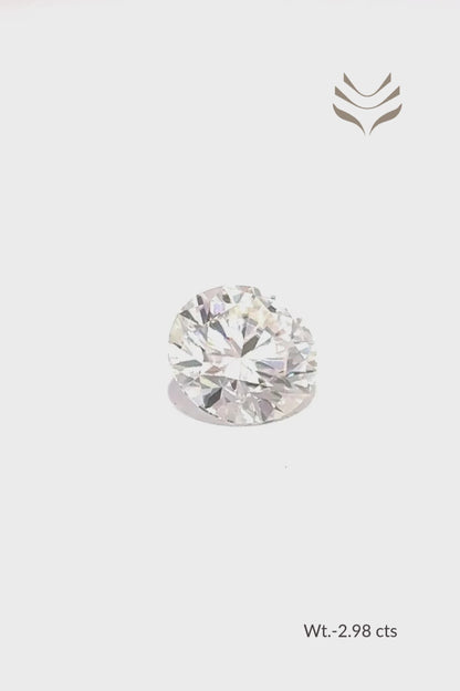Light-Coded Moissanite - 2.98 Ct