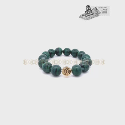 Know It All Malachite Bracelet 14mm