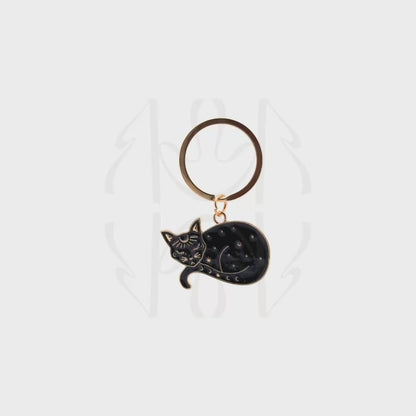 Anti Burnout Bastet Keychain