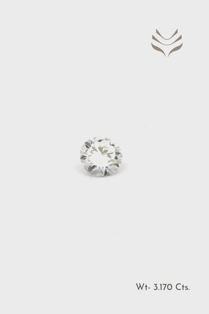 Moissanite - 3.17 Ct