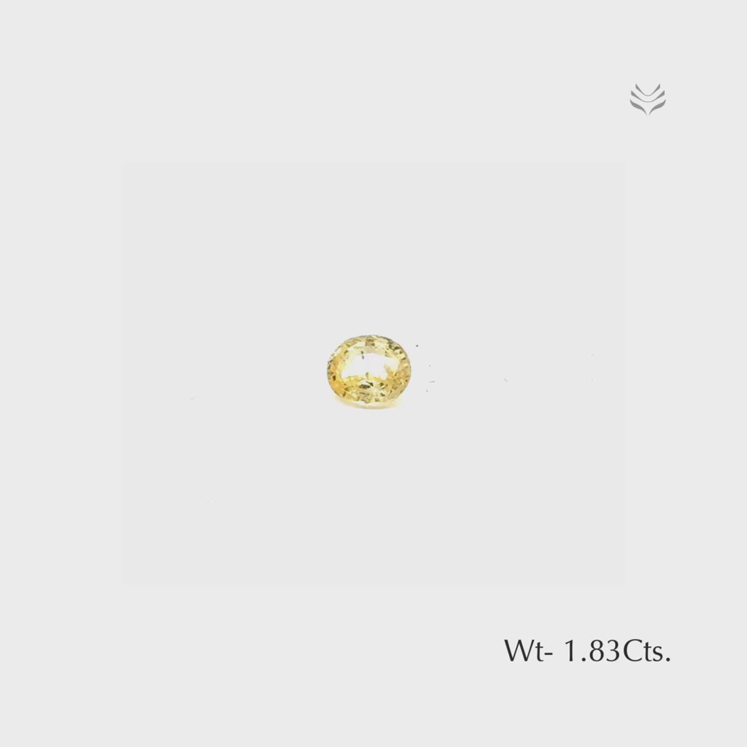 Load video: Yellow Sapphire - 1.83 Ct