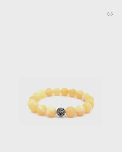 Daily Motivation Yellow Calcite Bracelet