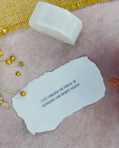 Magnify Wealth Goals Selenite