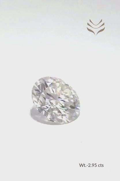 Moissanite - 2.95 Ct