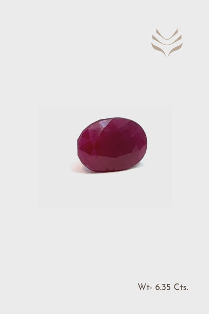 African Ruby -  6.35 Ct