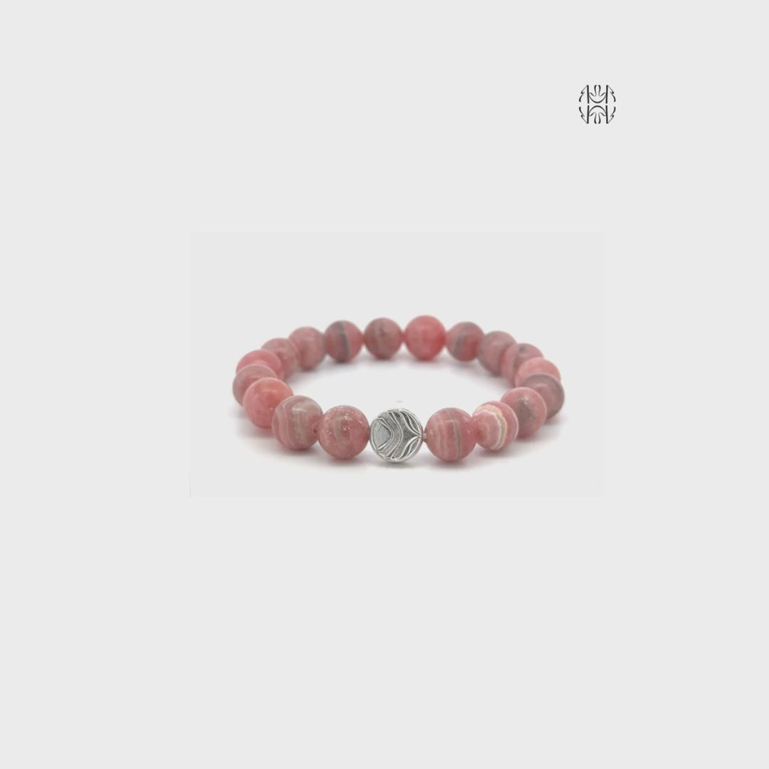 Past Life Pattern Healer Rhodochrosite Bracelet