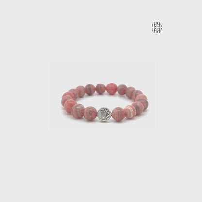 Past Life Pattern Healer Rhodochrosite Bracelet