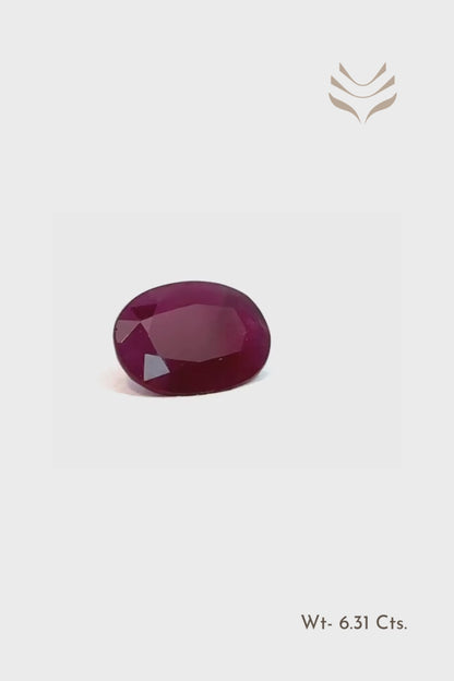African Ruby -  6.31 Ct