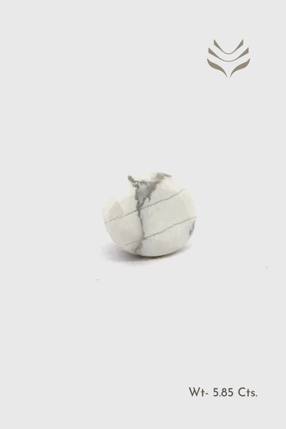 Faceted Howlite- 5.85 Ct