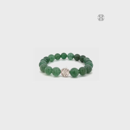 Green Strawberry Quartz Bracelet