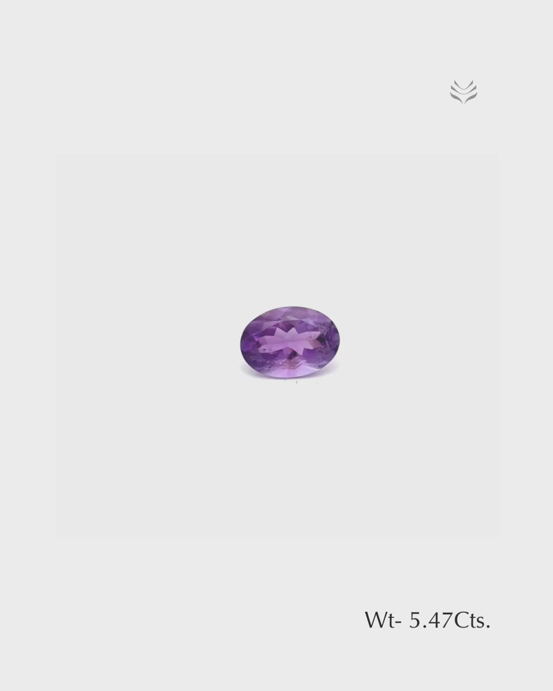 Load video: Natural Amethyst- 5.47 Ct