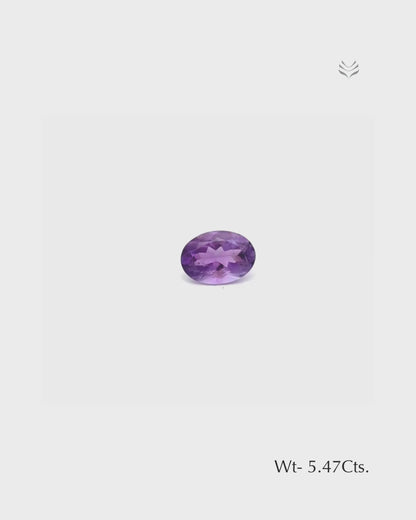 Natural Amethyst- 5.47 Ct