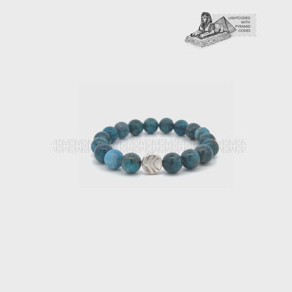 Ambition And Confidence Blue Apatite Bracelet