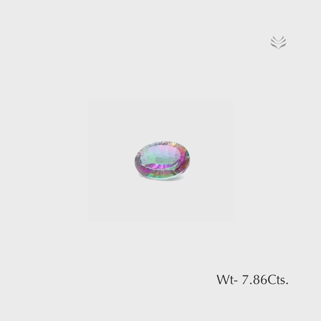 Load video: Synthetic Glass - 7.86 Ct