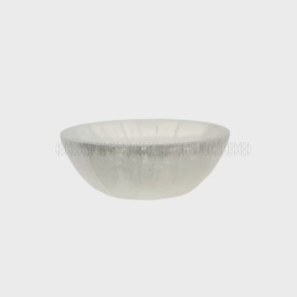 Celestial Aura Selenite Bowl Regular