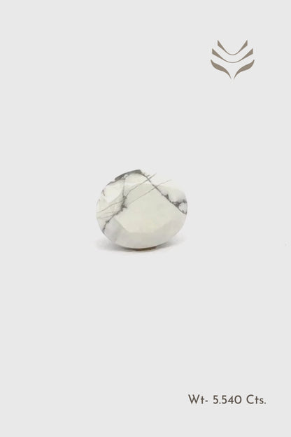 Faceted Howlite- 5.54 Ct