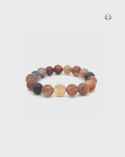 Multi-Rutilated Quartz Bracelet