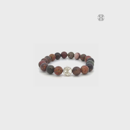 Magnetic Presence Picasso Jasper Bracelet