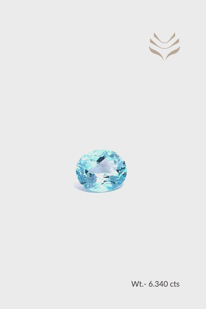 Swiss Blue Topaz - 6.34 Ct