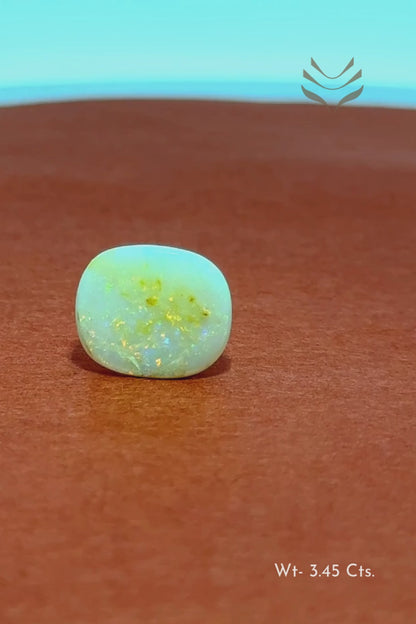 Australian White Opal -  3.45 Ct