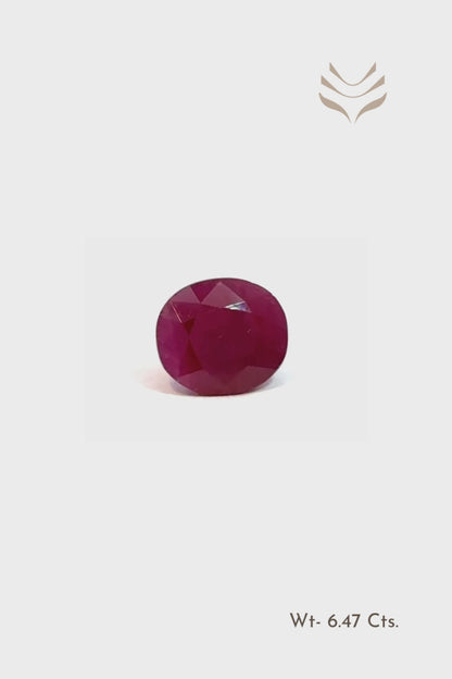 African Ruby -  6.47 Ct