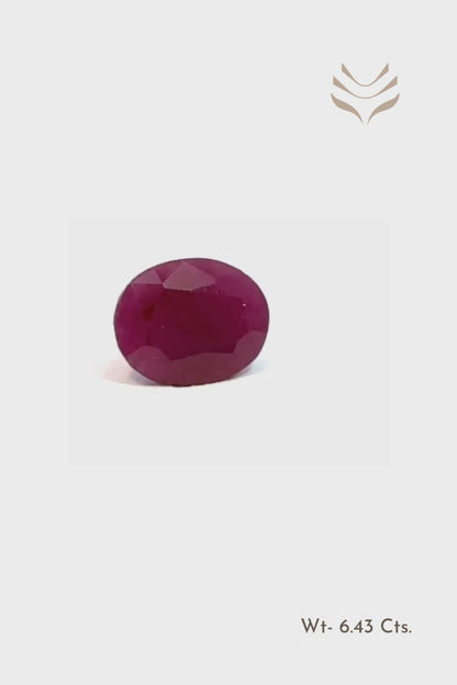 African Ruby -  6.43 Ct