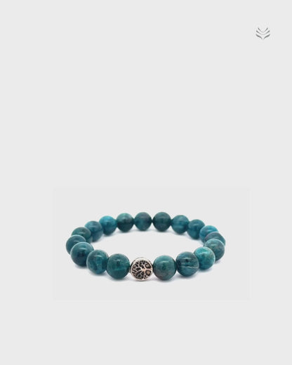 Ambition and Confidence Blue Apatite Bracelet