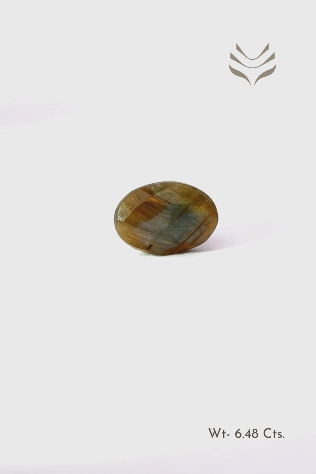 Load video: Faceted Labradorite- 6.48 Ct