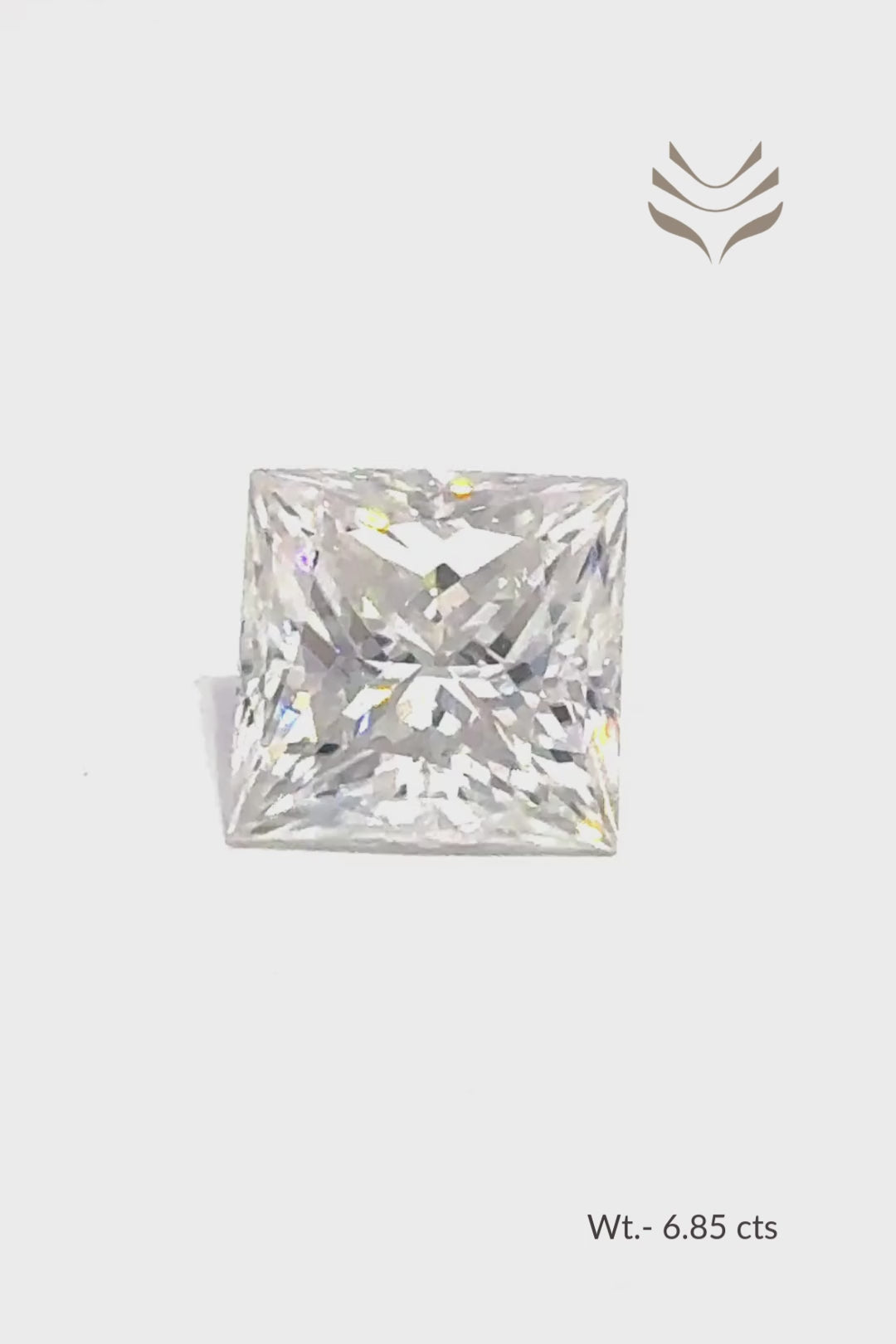 Load video: Moissanite - 6.85 Ct
