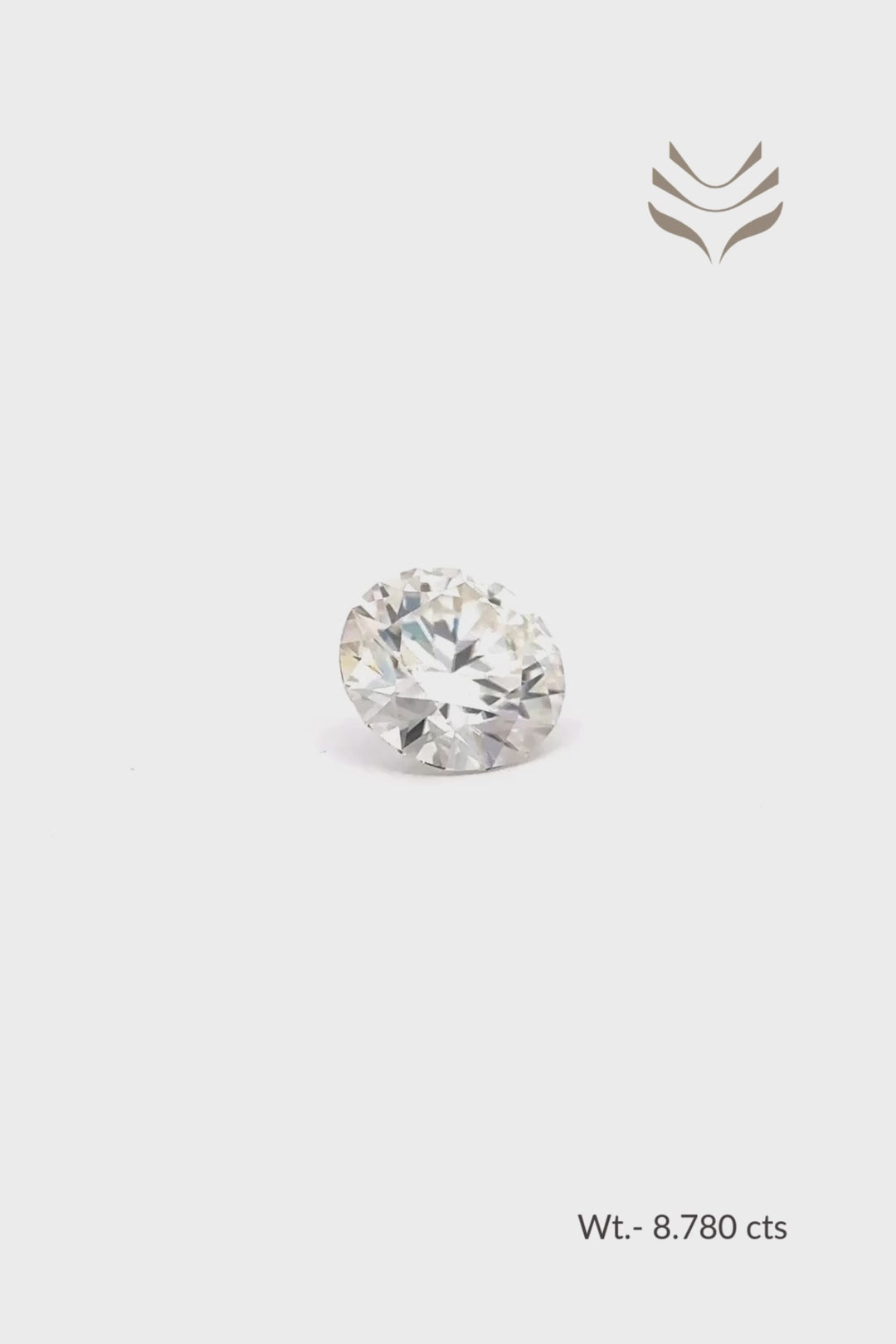 Load video: Moissanite - 8.78 Ct