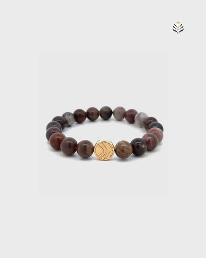 Ancestral Healer Petrified Wood Bracelet