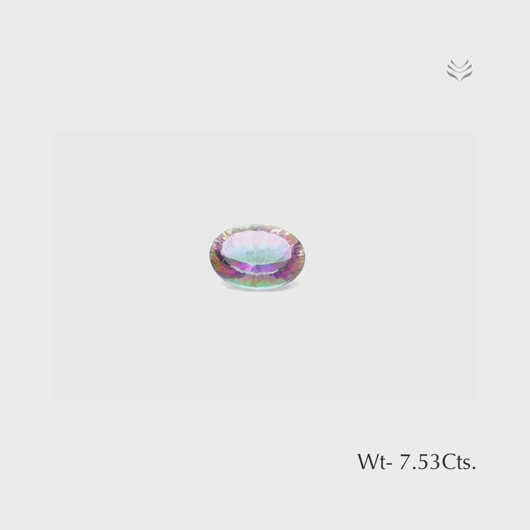 Load video: Synthetic Glass - 7.53 Ct