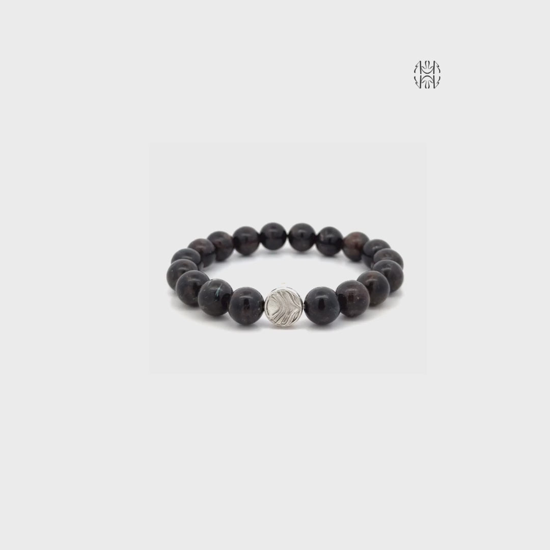 Support when lost a loved one - Apache Tears Bracelet