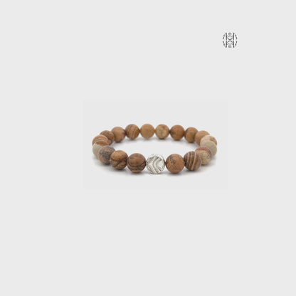 Gaia Picture Jasper Bracelet
