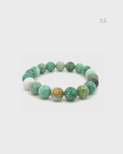 VARISCITE + EMERALD BRACELET