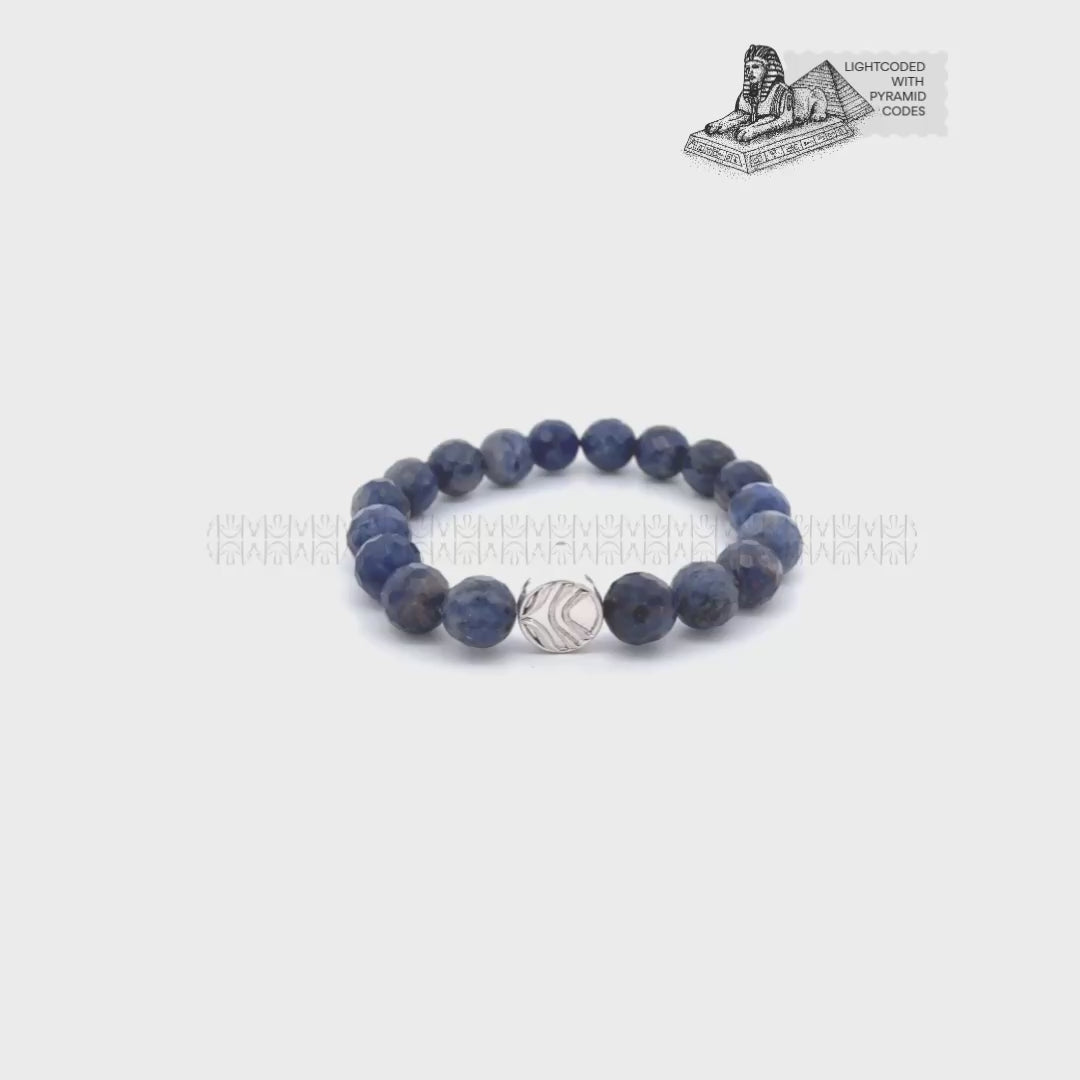 On The Stage Sodalite Faceted Bracelet