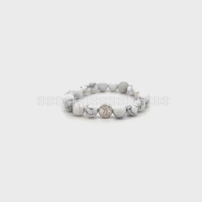 Anti-Anger Howlite Bracelet