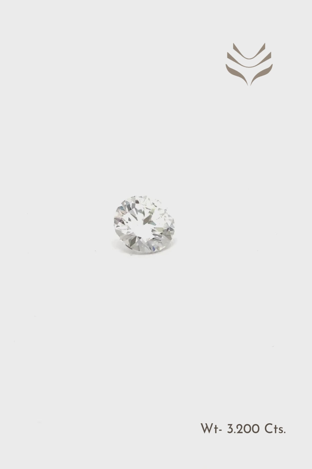 Load video: Moissanite - 3.2 Ct