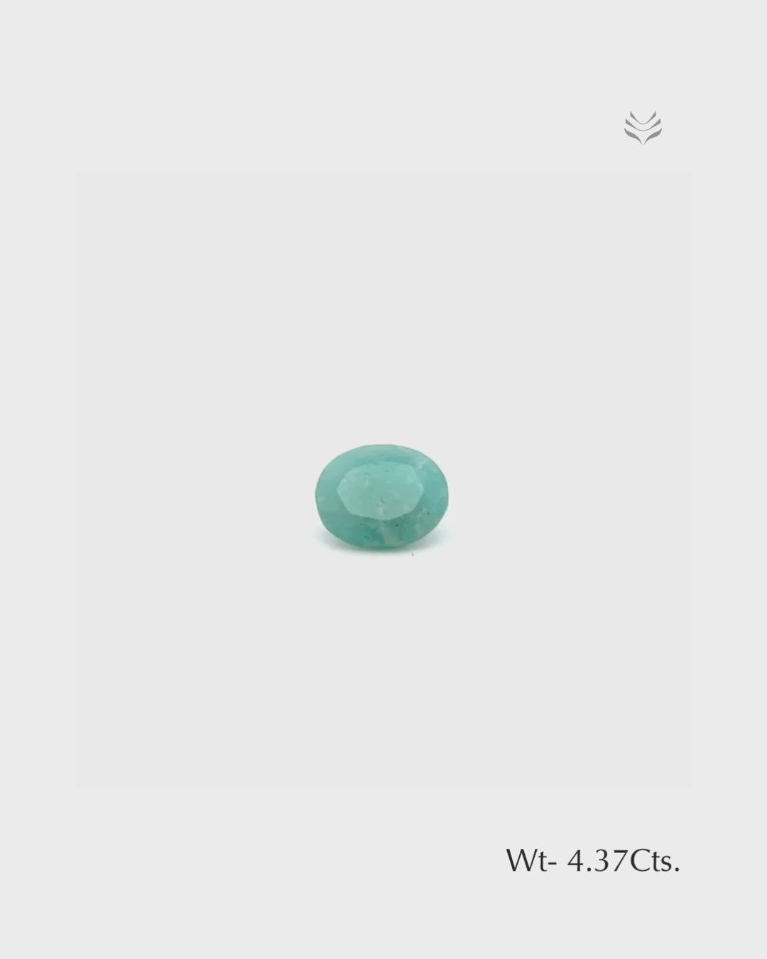 Load video: Natural Amazonite - 4.37 Ct