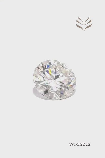 Moissanite - 5.22 Ct