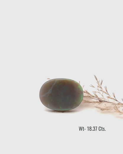 Australian White Opal -  18.37 Ct