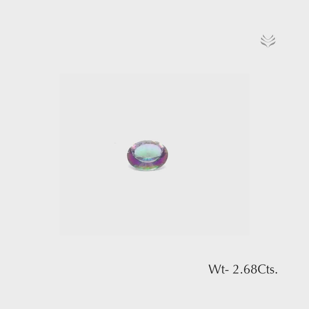 Load video: Synthetic Glass - 2.68 Ct