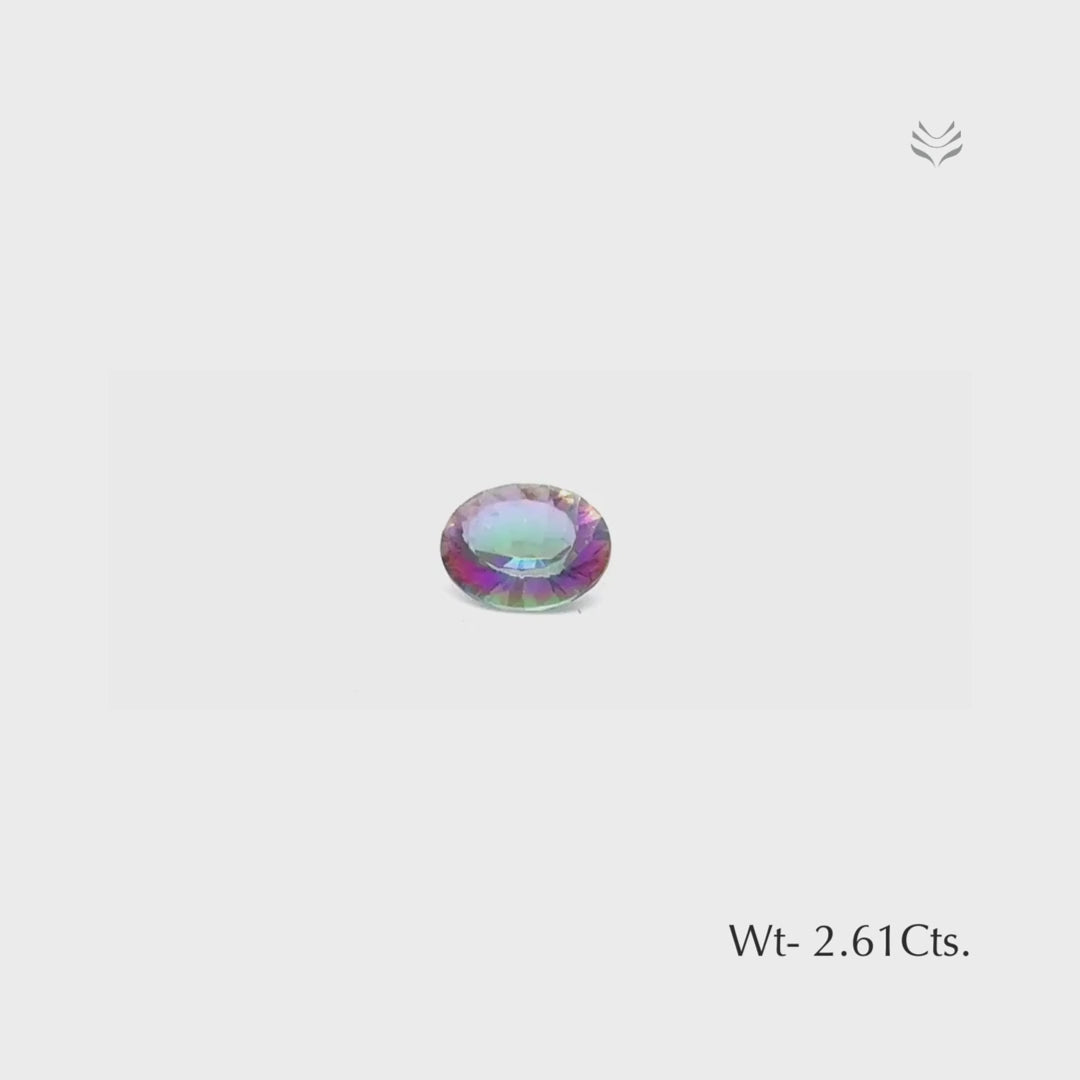 Load video: Synthetic Glass - 2.61 Ct