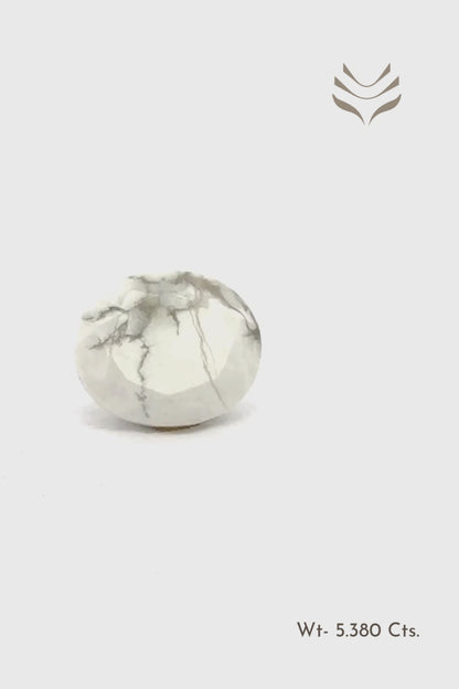 Faceted Howlite- 5.38 Ct