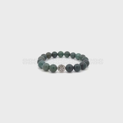 Mother Earth Moss Agate Bracelet